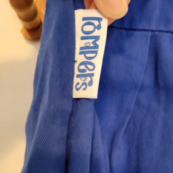 Vintage Roomie Romper reversible romper blue 3m - Picture 5 of 9